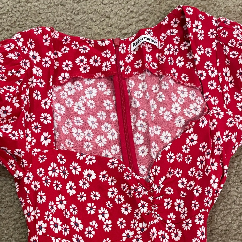 Reformation Cherry Blossom Dress